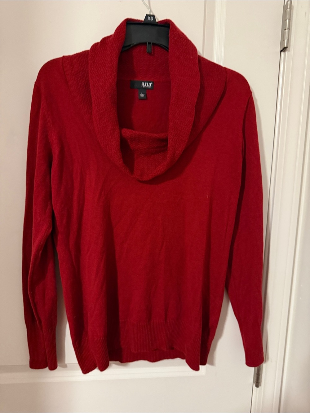 a.n.a Red Cowl Neck Sweater for Women